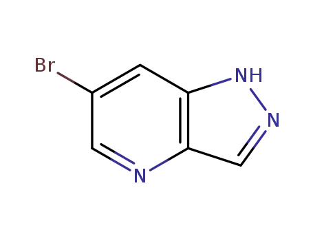 Molecular Structure of 1150617-54-1 (6-Bromo-1H-pyrazolo[4,3-b]pyridine)