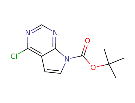 Best price/ t-Butyl 4-chloropyrrolo[2,3-d]pyrimidine-7-carboxylate  CAS NO.1236033-21-8