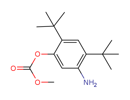 Carbonic acid 5-amino-2,4-bis(1,1-dimethylethyl)phenyl methyl ester
