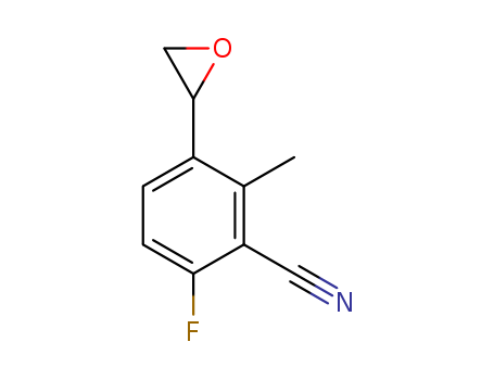 6-fluoro-2-methyl-3-(oxiran-2-yl)benzonitrile