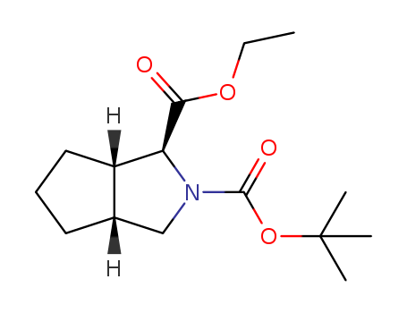 Cyclopenta[c]pyrrole-1,2(1H)-dicarboxylic acid, hexahydro-, 2-(1, 1-dimethylethyl) 1-ethyl ester, (1S,3aR,6aS)-.