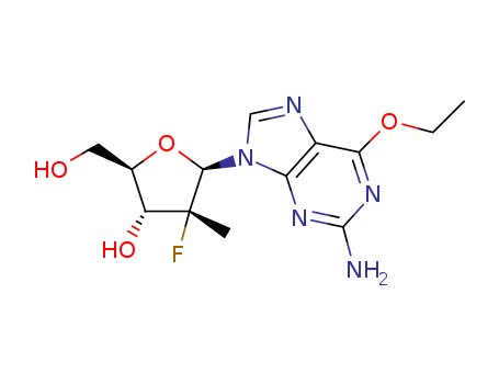 (2'R)-2'-Deoxy-6-O-ethyl-2'-fluoro-2'-methylguanosine(1199809-30-7)