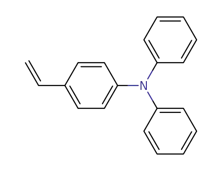 Molecular Structure of 25069-74-3 (Benzenamine, 4-ethenyl-N,N-diphenyl-)