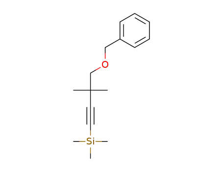(4-(benzyloxy)-3,3-dimethylbut-1-ynyl)trimethylsilane