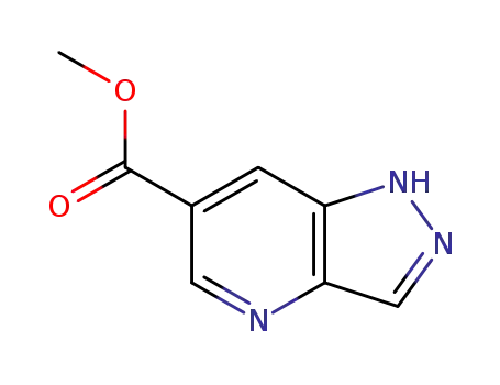 Molecular Structure of 1301214-72-1 (Methyl 1h-pyrazolo[4,3-b]pyridine-6-carboxylate)