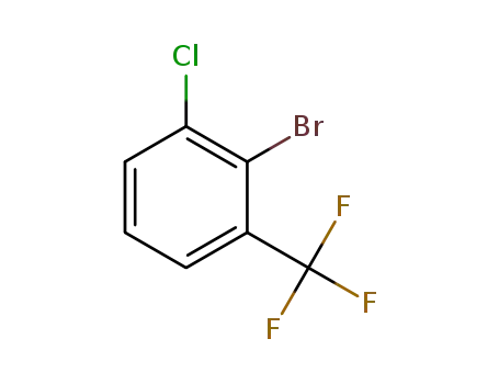 Molecular Structure of 384-16-7 (2-BROMO-3-CHLOROBENZOTRIFLUORIDE)