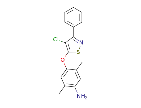 4-[(4-chloro-3-phenylisothiazol-5-yl)oxy]-2,5-dimethylaniline