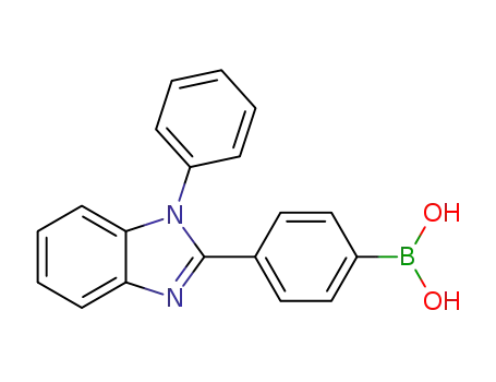(4-(1-phenyl-1H-benzo [d]imidazole-2-yl) phenyl)boronic acid