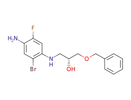 (R)-1-(4-amino-2-bromo-5-fluorophenylamino)-3-(benzyloxy)propan-2-ol