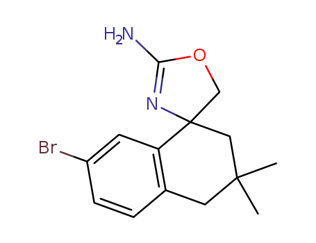 7-bromo-3,3-dimethyl-3,4-dihydro-2H,5′Hspiro[naphthalene-1,4′-oxazol]-2′-amine