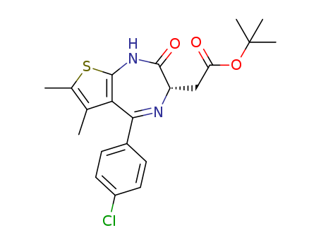 1H-Thieno[2,3-e]-1,4-diazepine-3-acetic acid, 5-(4-chlorophenyl)-2,3-dihydro-6,7-diMethyl-2-oxo-, 1,1-diMethylethyl ester, (3S)-