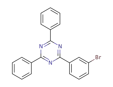Molecular Structure of 864377-31-1 (2-(3-Bromophenyl)-4,6-diphenyl-1,3,5-triazine)