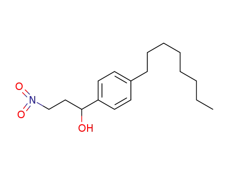 3-nitro-1-(4-octylphenyl)propan-1-ol
