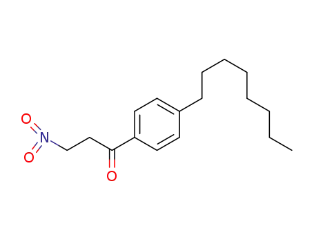Molecular Structure of 899822-97-0 (3-nitro-1-(4-octylphenyl)-preopanone)