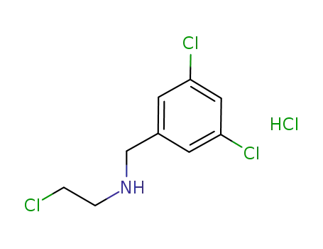 Molecular Structure of 14046-52-7 (2-chloro-N-(3,5-dichlorobenzyl)ethanamine)