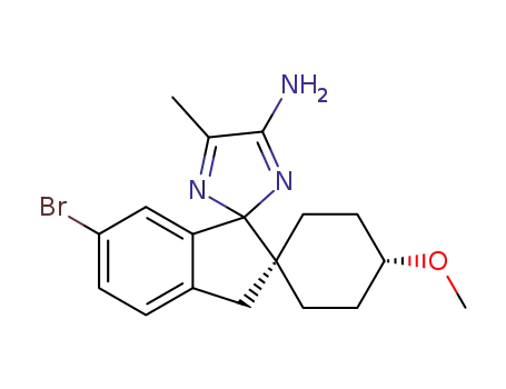 (1r,4r)-6'-bromo-4-methoxy-5''-methyl-3'H-dispiro[cyclohexane-1,2'-indene-1',2''-imidazole]-4"-amine