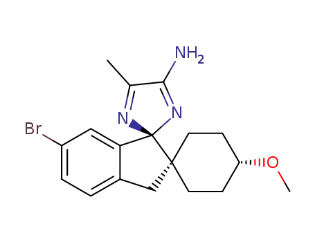 (1r,1'R,4R)-6'-bromo-4-methoxy-5''-methyl-3'H-dispiro[cyclohexane-1,2'-indene-1',2''-imidazole]-4"-amine