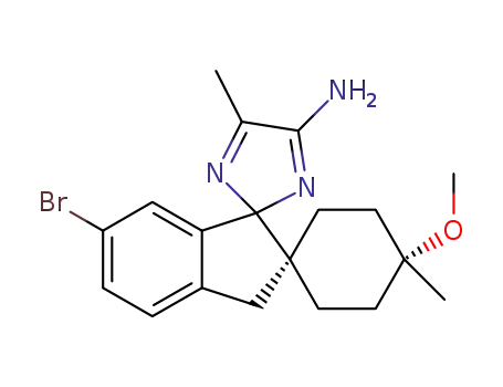 (1r,4r)-6'-bromo-4-methoxy-4,5''-dimethyl-3'H-dispiro[cyclohexane-1,2'-indene-1',2''-imidazol]-4''-amine