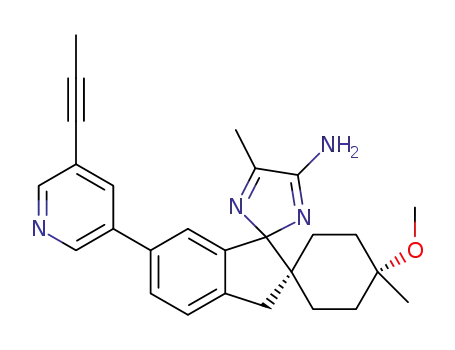 (1r,4r)-4-methoxy-4,5''-dimethyl-6'-[5-(prop-1-yn-1-yl)pyridin-3-yl]-3'H-dispiro[cyclohexane-1,2'-indene-1',2''-imidazol]-4''-amine