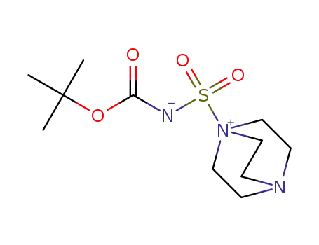 Molecular Structure of 1375958-75-0 ((1,4-diazabicyclo[2.2.2]octan-1-ium-1-ylsulfonyl)(tert-butoxycarbonyl)amide)