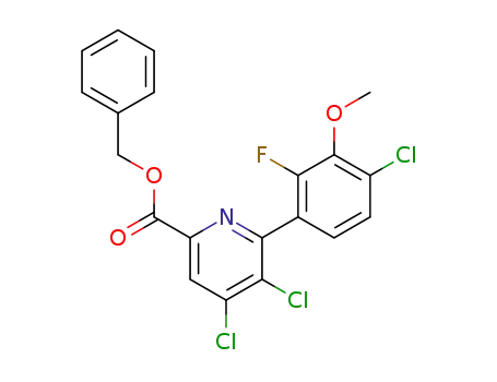 benzyl 4,5-dichloro-6-(4-chloro-2-fluoro-3-methoxyphenyl)picolinate