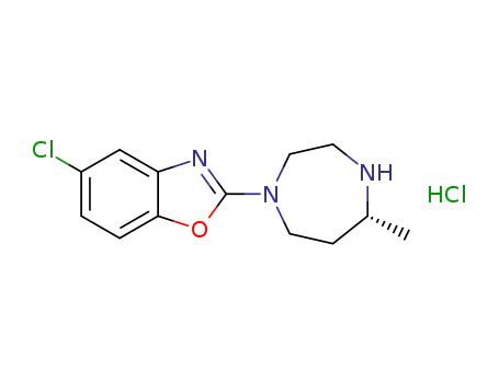 5-chloro-2-((R)-5-methyl-[1,4]diazepan-1-yl)benzooxazole hydrochloride