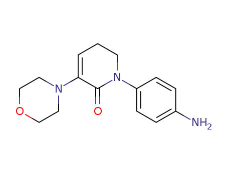 Molecular Structure of 1267610-26-3 (1-(4-AMinophenyl)-5,6-dihydro-3-(4-Morpholinyl)-2(1h)-pyridinone)