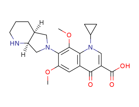 1-Cyclopropyl-1,4-dihydro-6,8-dimethoxy-7-[(4aS,7aS)-octahydro-6H-pyrrolo[3,4-b]pyridin-6-yl]-4-oxo-3-quinolinecarboxylic acid