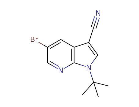5-Bromo-1-(tert-butyl)-1H-pyrrolo[2,3-b]pyridine-3-carbonitrile