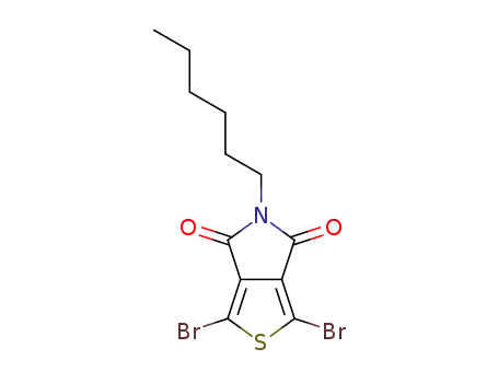 1,3-dibromo-5-(n-hexyl)-4H-thieno[3,4-c]pyrrole-4,6(5H)-dione