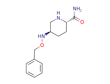 (2S,5R)-5-[(benzyloxy)amino]piperidine-2-carboxamide,1416134-49-0