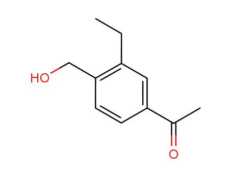 1-(3-ethyl-4-(hydroxymethyl)phenyl)ethan-1-one