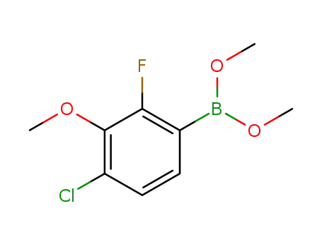 4-chloro-2-fluoro-3-methoxyphenyl dimethylboronate