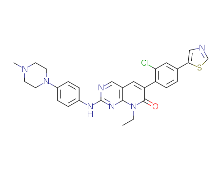 FRAX597;6-(2-chloro-4-(thiazol-5-yl)phenyl)-8-ethyl-2-(4-(4-methylpiperazin-1-yl)phenylamino)pyrido[2,3-d]pyrimidin-7(8H)-one