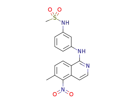 N-(3-((6-methyl-5-nitroisoquinolin-1-yl)amino)phenyl)methanesulfonamide