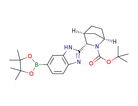 (1R,3S,4S)-3-[6-(4,4,5,5-tetramethyl-1,3,2-dioxaborolan-2-yl)-1H-benzimidazol-2-yl]-2-azabicyclo[2.2.1]heptane-2-carboxylic acid 1,1-dimethylethyl ester