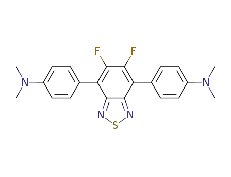 5,6-dfluoro-4,7-di(p-(N,N-dimethylamino))phenylbenzo[c][1,2,5]thiadiazole