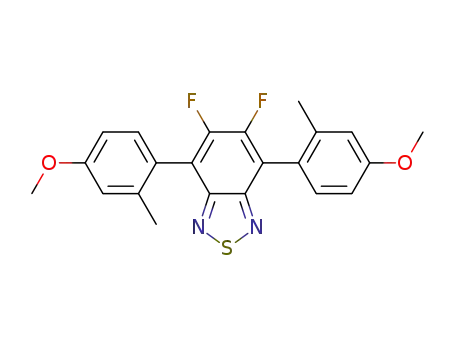 5,6-difluoro-4,7-bis(4-methoxy-2-methylphenyl)benzo[c][1,2,5]thiadiazole