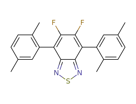 4,7-bis(2,5-dimethylphenyl)-5,6-difluorobenzo[c][1,2,5]thiadiazole