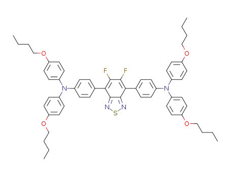 4,4'-(5,6-difluorobenzo[c][1,2,5]thiadiazole-4,7-diyl)bis(N,N-bis(4-butoxyphenyl)aniline)