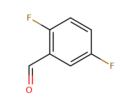 Molecular Structure of 2646-90-4 (2,5-Difluorobenzaldehyde)