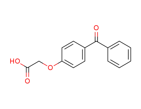 Molecular Structure of 6322-83-4 ((4-BENZOYL-PHENOXY)-ACETIC ACID)