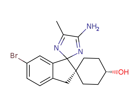 (1r,4r)-4"-amino-6'-bromo-5"-methyl-3'H-dispiro[cyclohexane-1,2'-indene-1',2"-imidazol]-4-ol