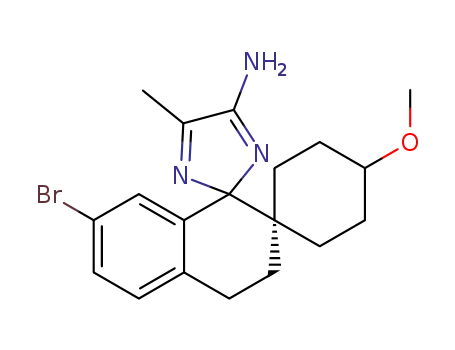 7'-bromo-4-methoxy-5''-methyl-3',4'-dihydrodispiro[cyclohexane-1,2'-naphthalene-1',2''-imidazol]-4''-amine
