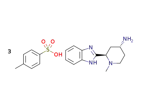 (2R,4R)-2-(1H-benzo[d]imidazol-2-yl)-1-methylpiperidin-4-amine tri-tosylate salt