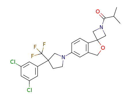 5'-[3-(3,5-dichlorophenyl)-3-(trifluoromethyl)pyrrolidin-1-yl]-1-isobutyryl-3'H-spiro[azetidine-3,1'-[2]benzofuran]