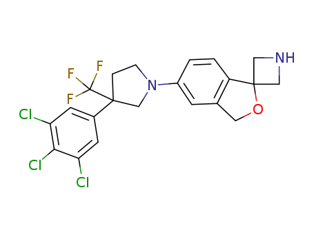 5'-[3-(3,4,5-trichlorophenyl)-3-(trifluoromethyl)pyrrolidin-1-yl]-3'H-spiro[azetidine-3,1'-[2]benzofuran]