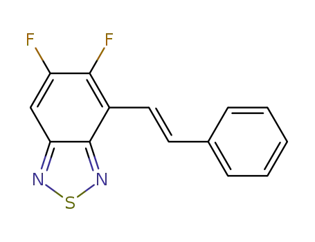 (E)-5,6-difluoro-4-styrylbenzo[c][1,2,5]thiadiazole