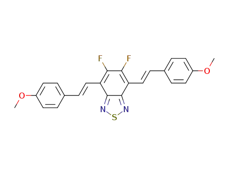 5,6-difluoro-4,7-bis((E)-4-methoxystyryl)benzo[c][1,2,5]thiadiazole
