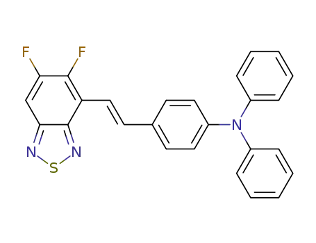 (E)-4-(2-(5,6-difluorobenzo[c][1,2,5]thiadiazol-4-yl)vinyl)-N,N-diphenylaniline